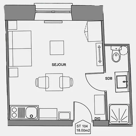Daire 104 Immeuble Perseverance *